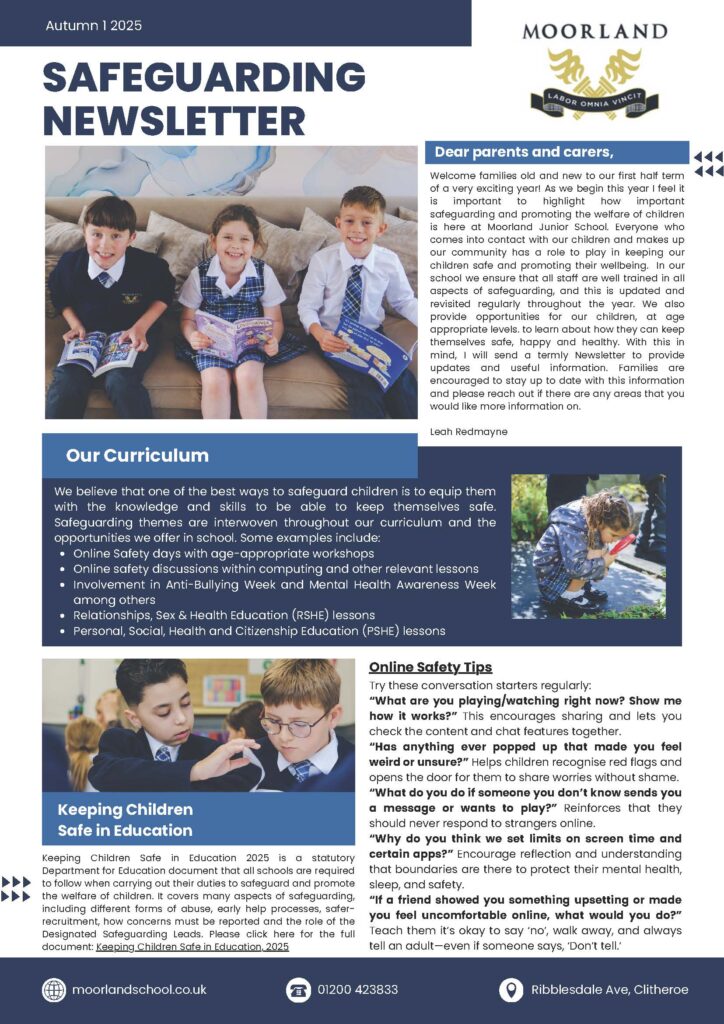 Safeguarding Newsletter for Parents & Carers